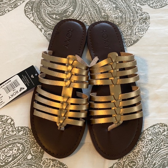 Roxy Tia Bronze Sandals